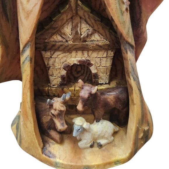 ROMAN Nativity scene made out of driftwood - Picture 2 of 5